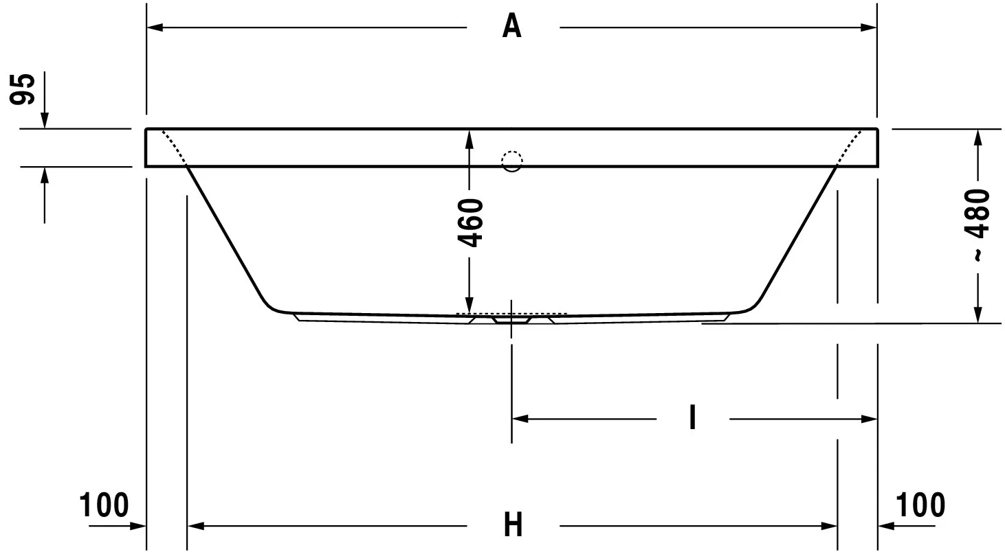 Duravit Whirlwanne „Happy D.2“ rechteck 180 × 80 cm