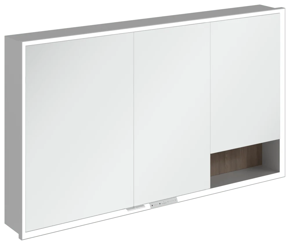 Villeroy & Boch Einbau-Spiegelschrank My View+ A48213, 1300x750x168 mm, Arizona Oak