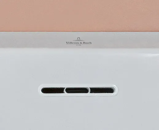 Villeroy & Boch Badewanne mit eckiger Innenform „Loop & Friends“ rechteck 180 × 80 cm, Mittelablauf in Weiß Alpin Villeroy & Boch Badewanne mit eckiger Innenform „Loop & Friends“ rechteck 180 × 80 cm, Mittelablauf in Weiß Alpin