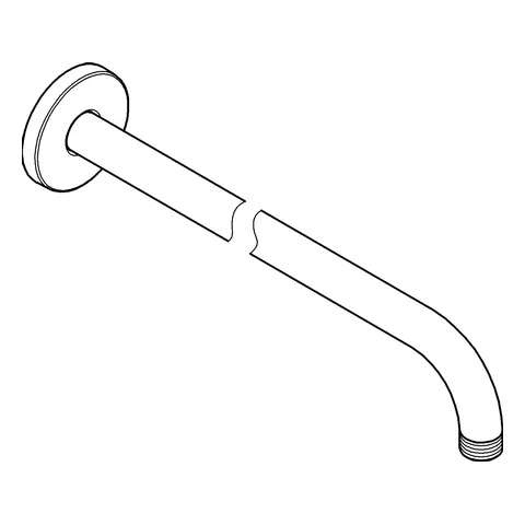 Brausearm Rainshower 28361, Ausladung 380 mm, chrom Brausearm Rainshower 28361, Ausladung 380 mm, chrom