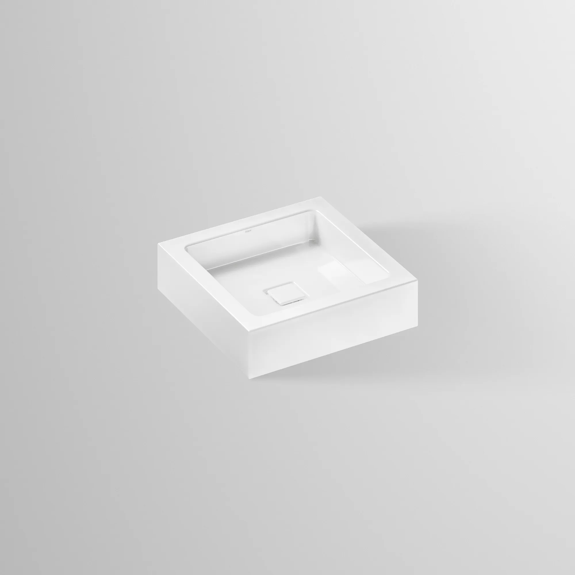 Waschbecken „Q-Serie“ 450 × 110 mm, ohne Hahnlochbohrung, mittig mit ProShield Waschbecken „Q-Serie“ 450 × 110 mm, ohne Hahnlochbohrung, mittig mit ProShield