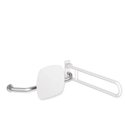 Rückenstütze, WA=230mm, links zur Befest.an Wand-/SK-Griff signalweiß Rückenstütze, WA=230mm, links zur Befest.an Wand-/SK-Griff signalweiß