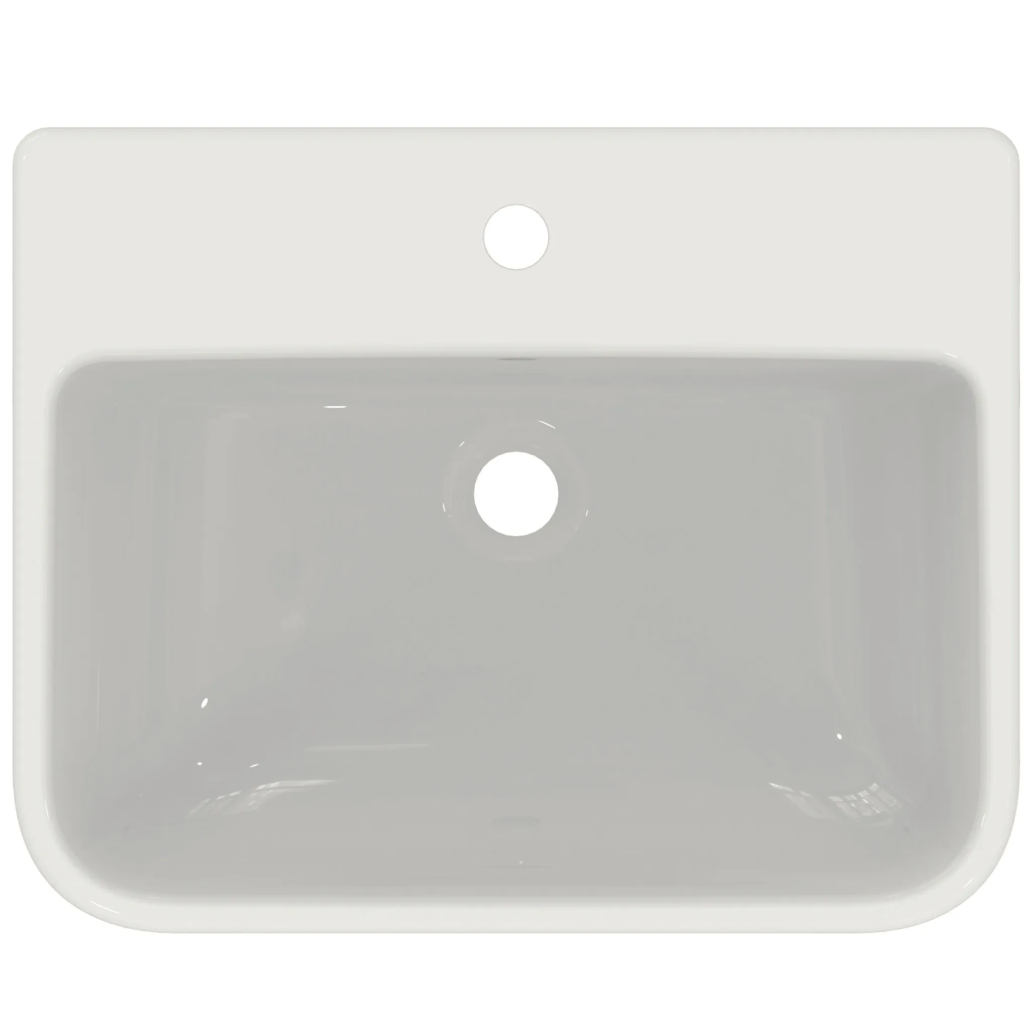 Waschbecken „i.lifeB“ 55 × 44 × 17 cm, Hahnlochposition mittig Waschbecken „i.lifeB“ 55 × 44 × 17 cm, Hahnlochposition mittig
