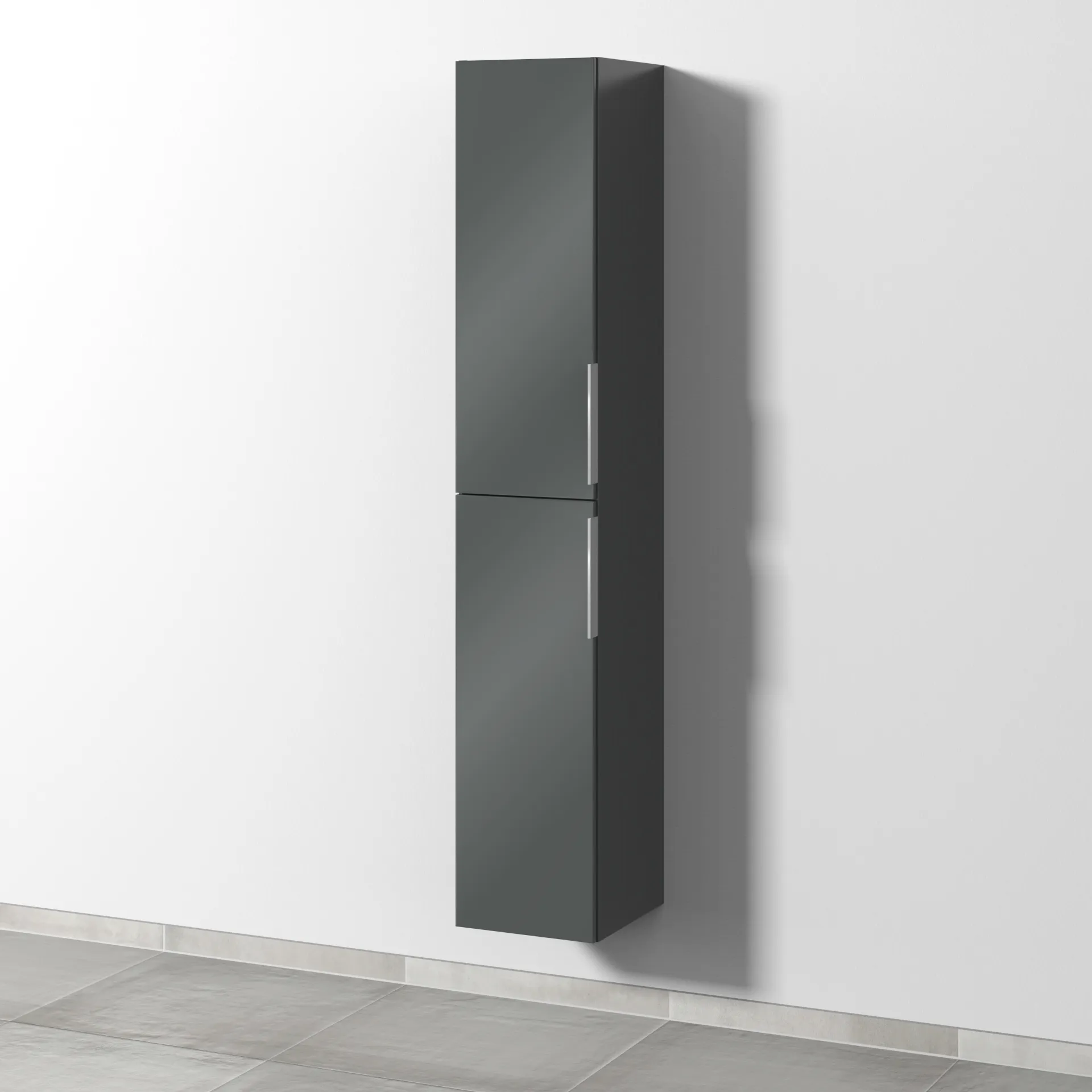 Sanipa Hochschrank „3way“ 300 × 1700 × 345 mm Anschlag links, in Anthrazit (glanz), Anschlag links