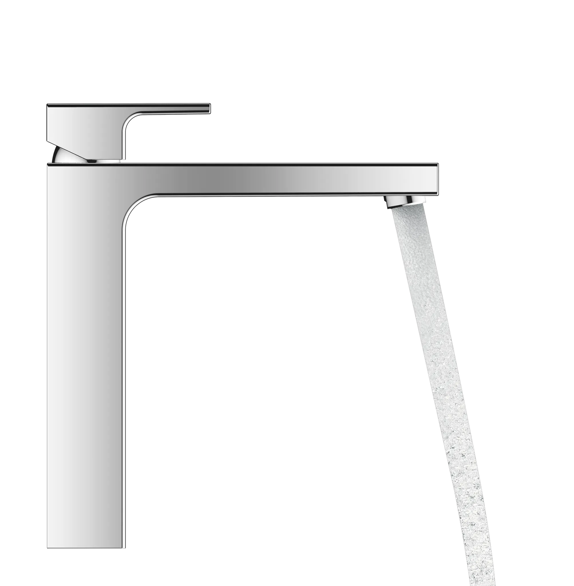 Hansgrohe Vernis Shape Einhebel-Waschtischmischer 190 mit isolierter Wasserführung und Zugstangen-Ablaufgarnitur, Chrom