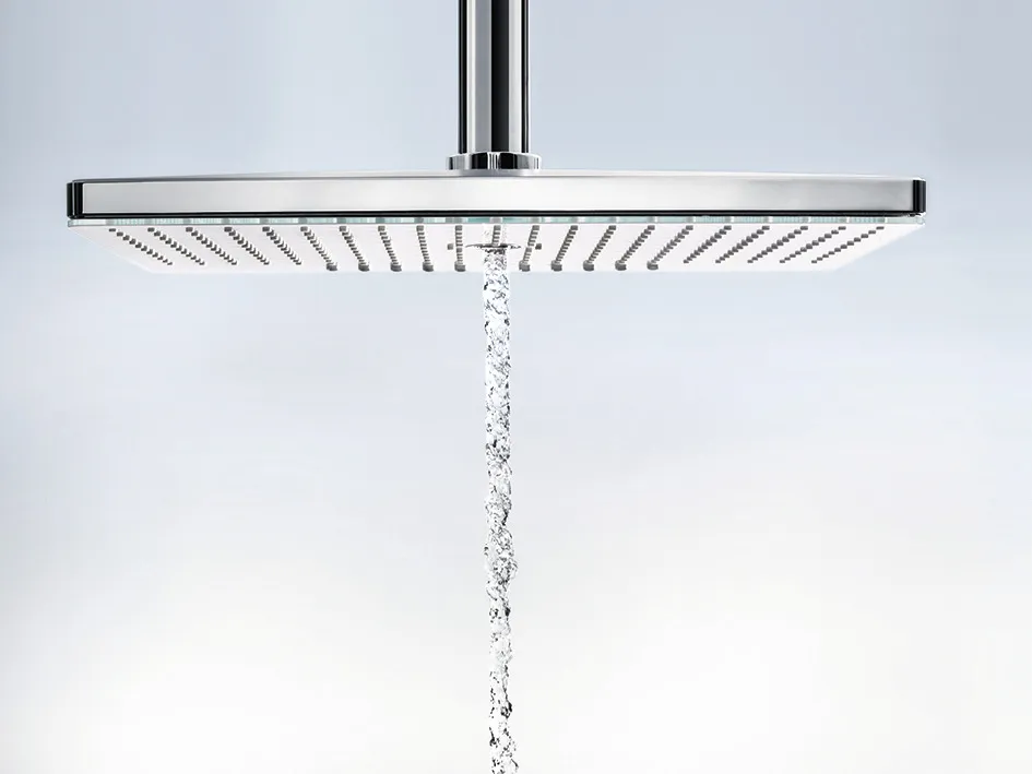 Kopfbrause Rainmaker Select 460 3jet weiss/chrom mit Brausearm 450mm