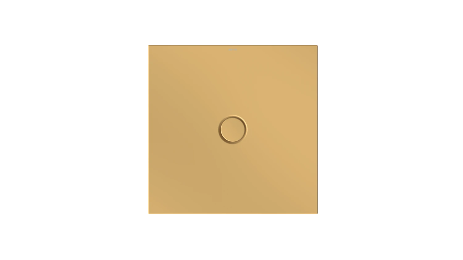 Bette quadrat Duschwanne „BetteFloor“ 800 × 800 mm ohne Oberflächenbeschichtung, ohne Oberflächenveredelung, ohne Wannenträger, in Curry