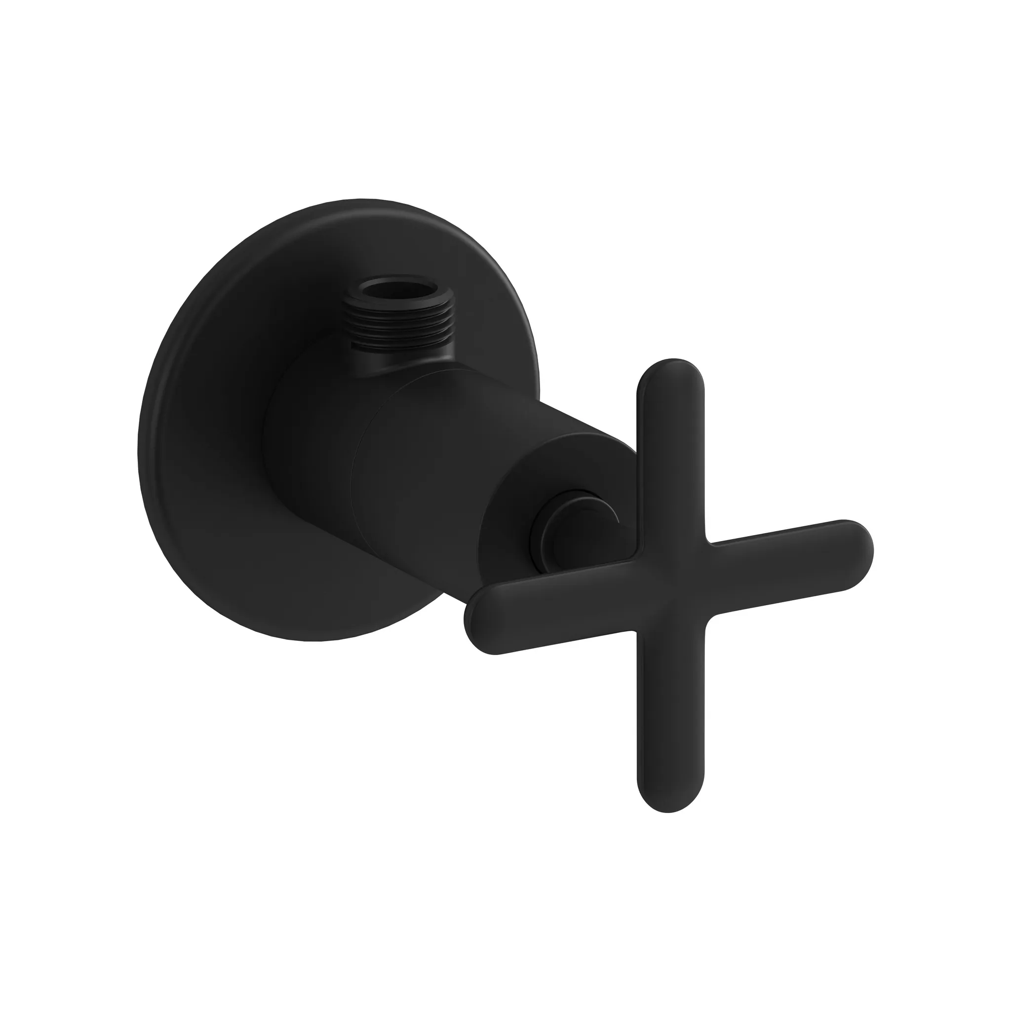 Origin Classic Eckventil Fertigmontageset mit Abgang G 3/8′′ Schwarz Matt