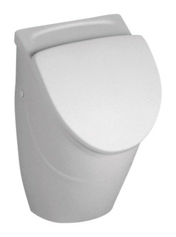 Urinal „O.novo“ Compact, mit Zielobjekt, Zulauf verdeckt 29 × 49,5 × 24,5 cm 