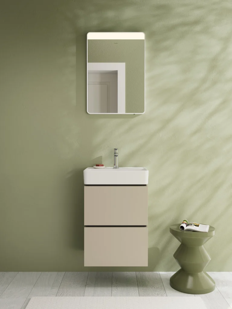 Hansgrohe Handwaschbecken Xanuia Q, weiß, 500x390 mm, glänzend, wandhängend mit Hahnloch und Überlauf