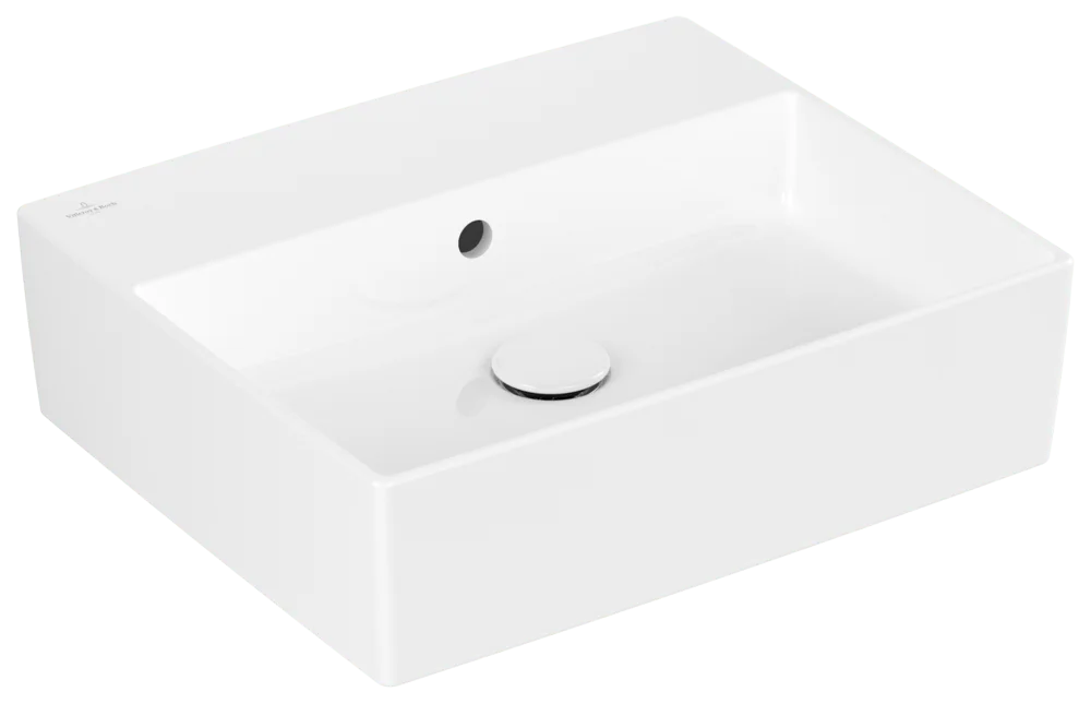 Villeroy & Boch Memento 2.0 Aufsatzwaschbecken 500x420mm Rechteck Weiß Alpin
