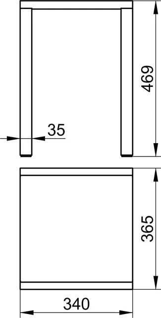 Plan 14982170051 Bad-Hocker silber-eloxiert/weiß