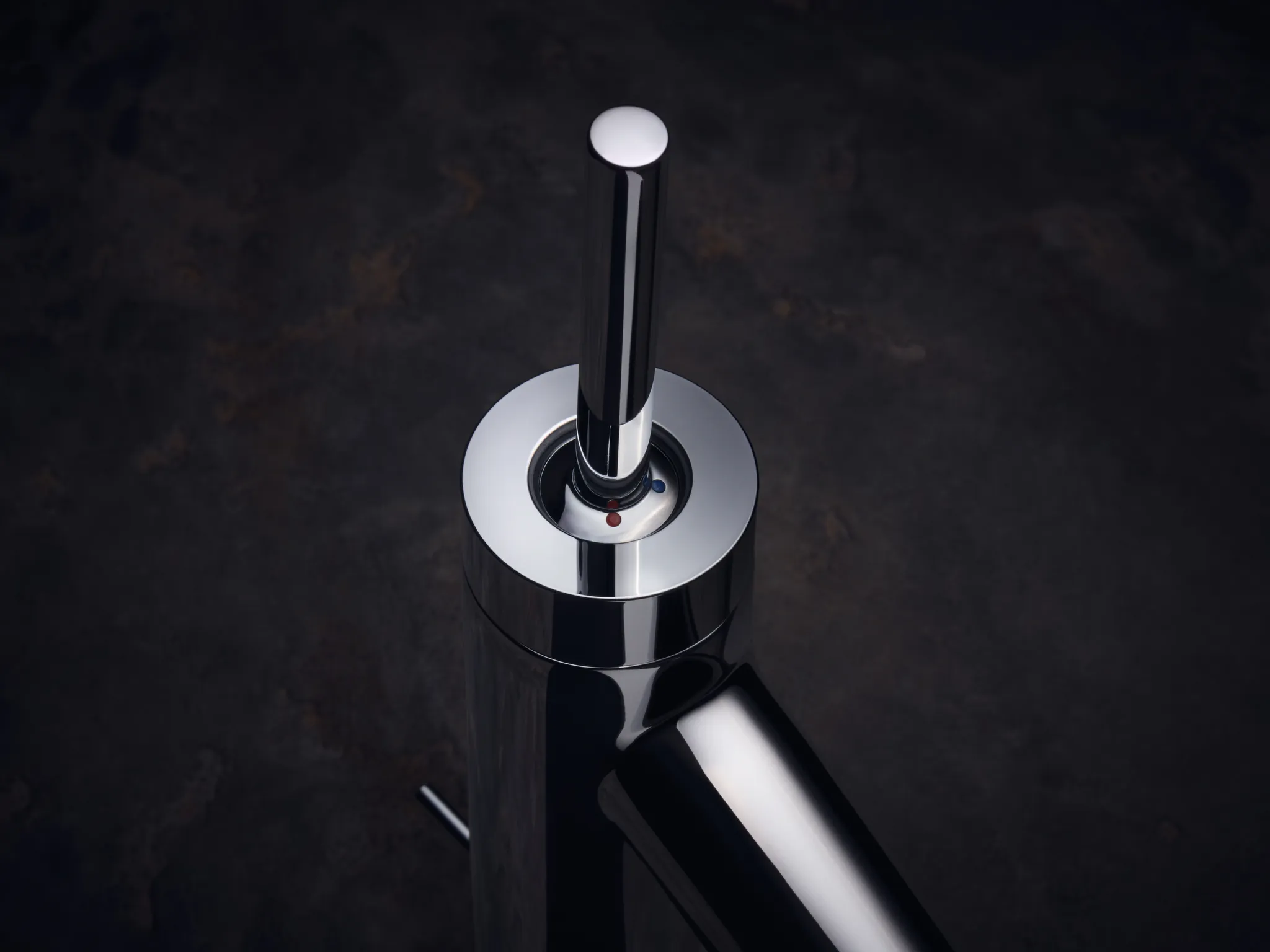 Hansgrohe AXOR Starck Einhebel-Waschtischmischer 90 mit Pingriff und Zugstangen-Ablaufgarnitur, Chrom Hansgrohe AXOR Starck Einhebel-Waschtischmischer 90 mit Pingriff und Zugstangen-Ablaufgarnitur, Chrom