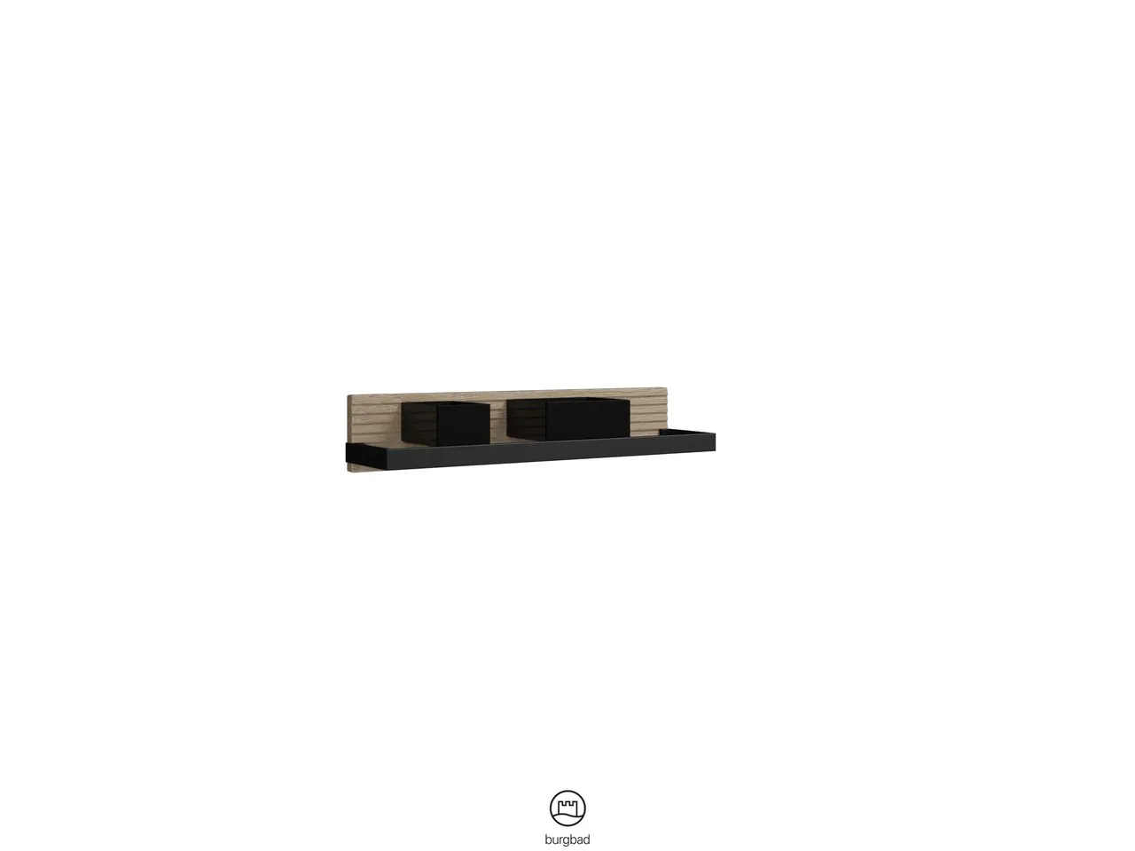 burgbad Wandpaneel „Fiumo“ in Befestigung verdeckt 600 × 117 × 150 mm