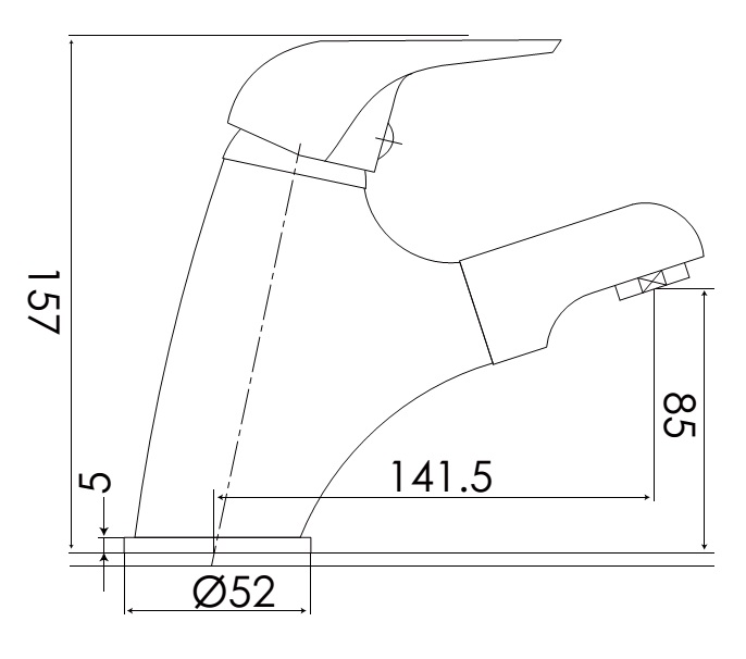Waschtisch-Einhandbatterie AqvaBasic II - herausziehbarer Auslauf - Klick-Klack-Ablaufgarnitur 1"1/4 - Kartusche mit keramischen Dichtscheiben - Heißwassersperre - Wassermengendurchflussregulierung - flexible Druckschläuche 3/8", DVGW W270 - chrom Waschtisch-Einhandbatterie AqvaBasic II - herausziehbarer Auslauf - Klick-Klack-Ablaufgarnitur 1"1/4 - Kartusche mit keramischen Dichtscheiben - Heißwassersperre - Wassermengendurchflussregulierung - flexible Druckschläuche 3/8", DVGW W270 - chrom