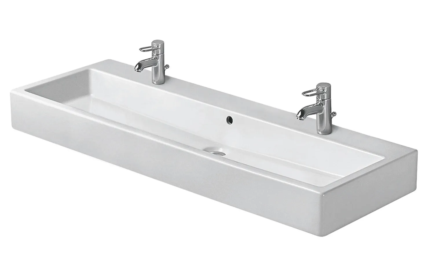 Wandwaschtisch „Vero“, mit Überlauf, Hahnlochposition mittig Größe: 120 × 47 cm / Oberflächenveredelung: mit WonderGliss Wandwaschtisch „Vero“, mit Überlauf, Hahnlochposition mittig Größe: 120 × 47 cm / Oberflächenveredelung: mit WonderGliss