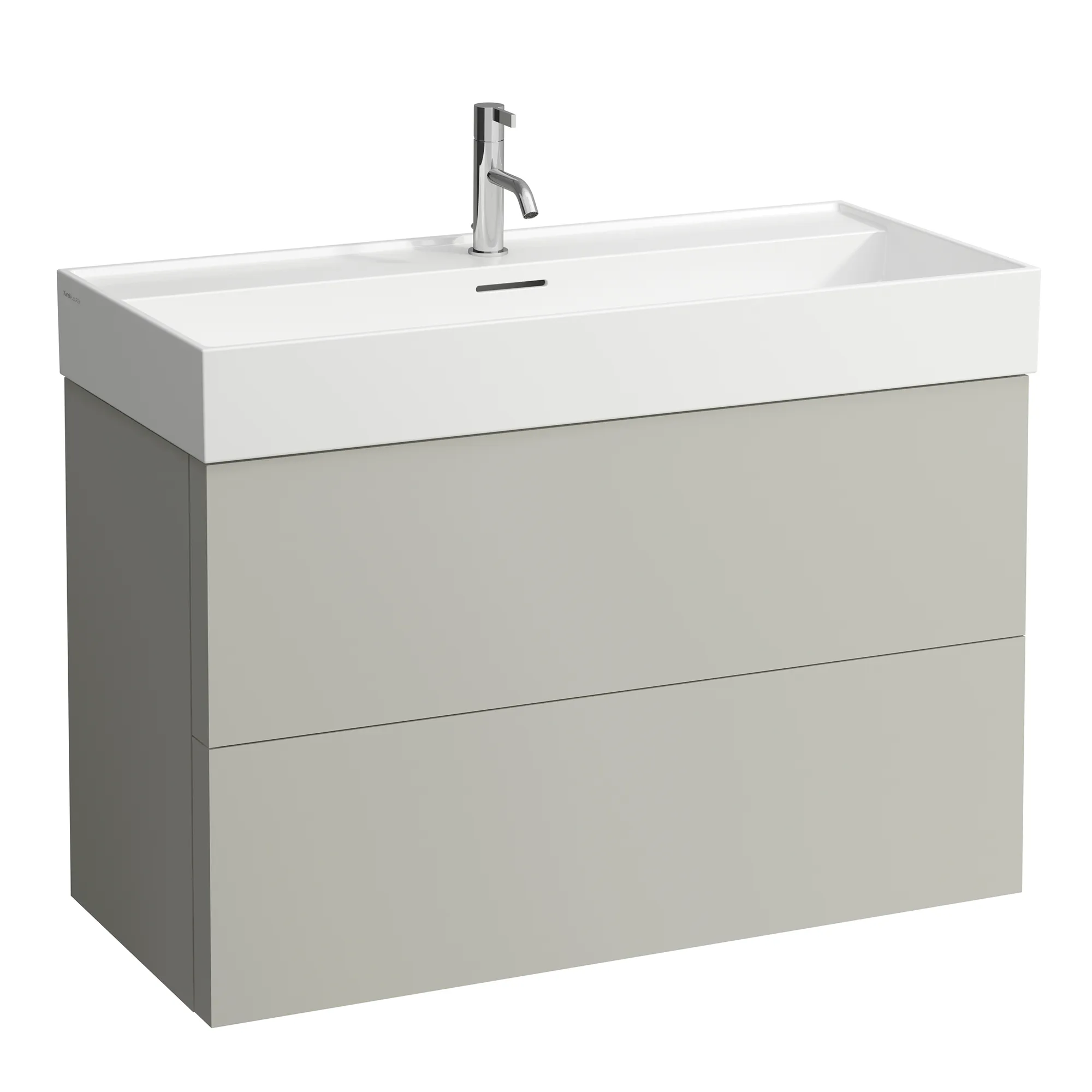 Laufen Waschtischunterbau „Kartell“ 450 × 600 × 985 mm Kieselgrau