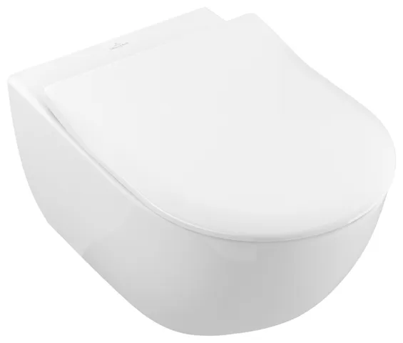 Wand-Tiefspül-WC DirectFlush „Subway 2.0“ 37 × 36,5 × 56 cm, ohne Spülrand, Abgang waagerecht