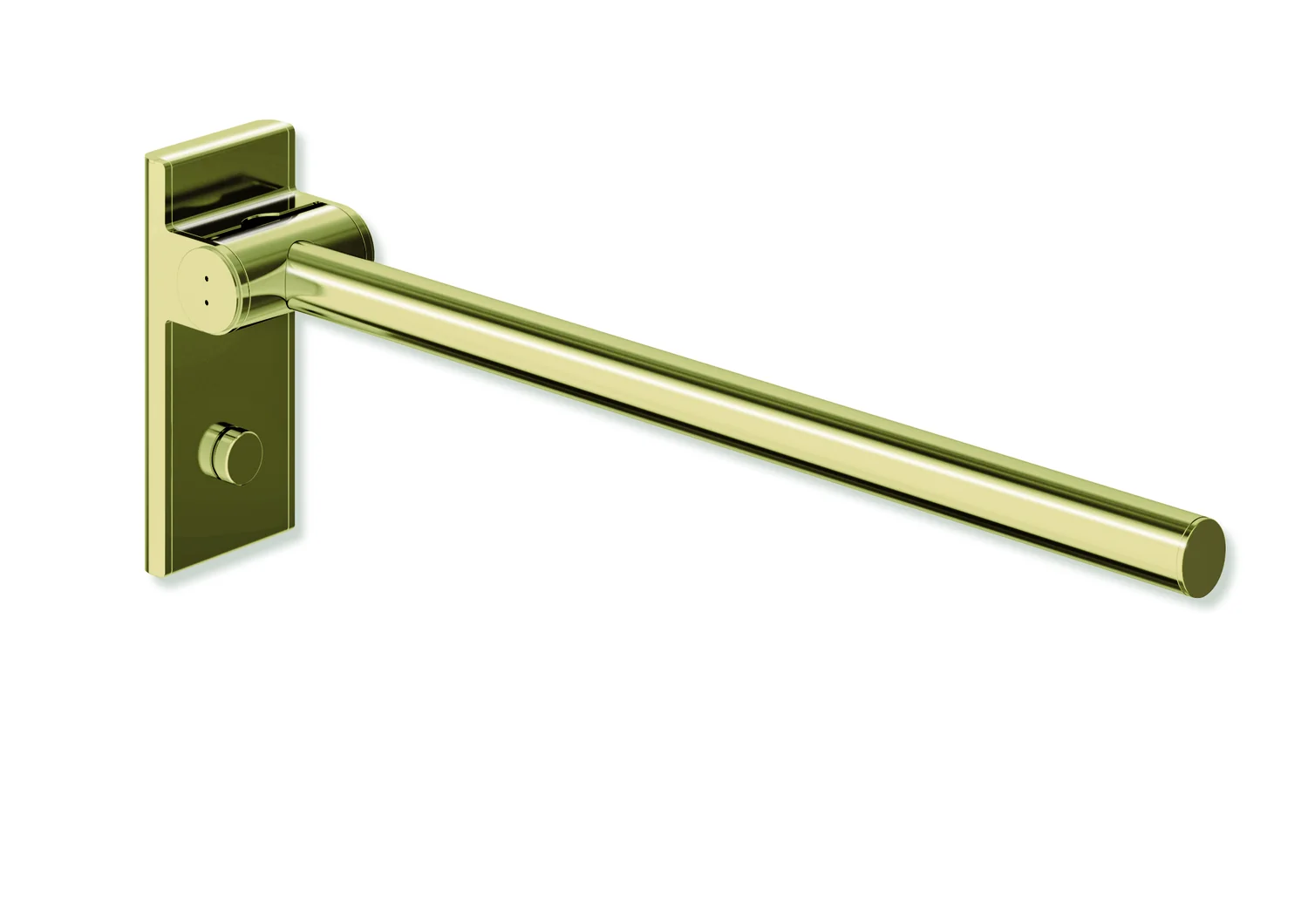 HEWI Stützklappgriff Mono, Design A, Edelstahl, PVD, 600 mm