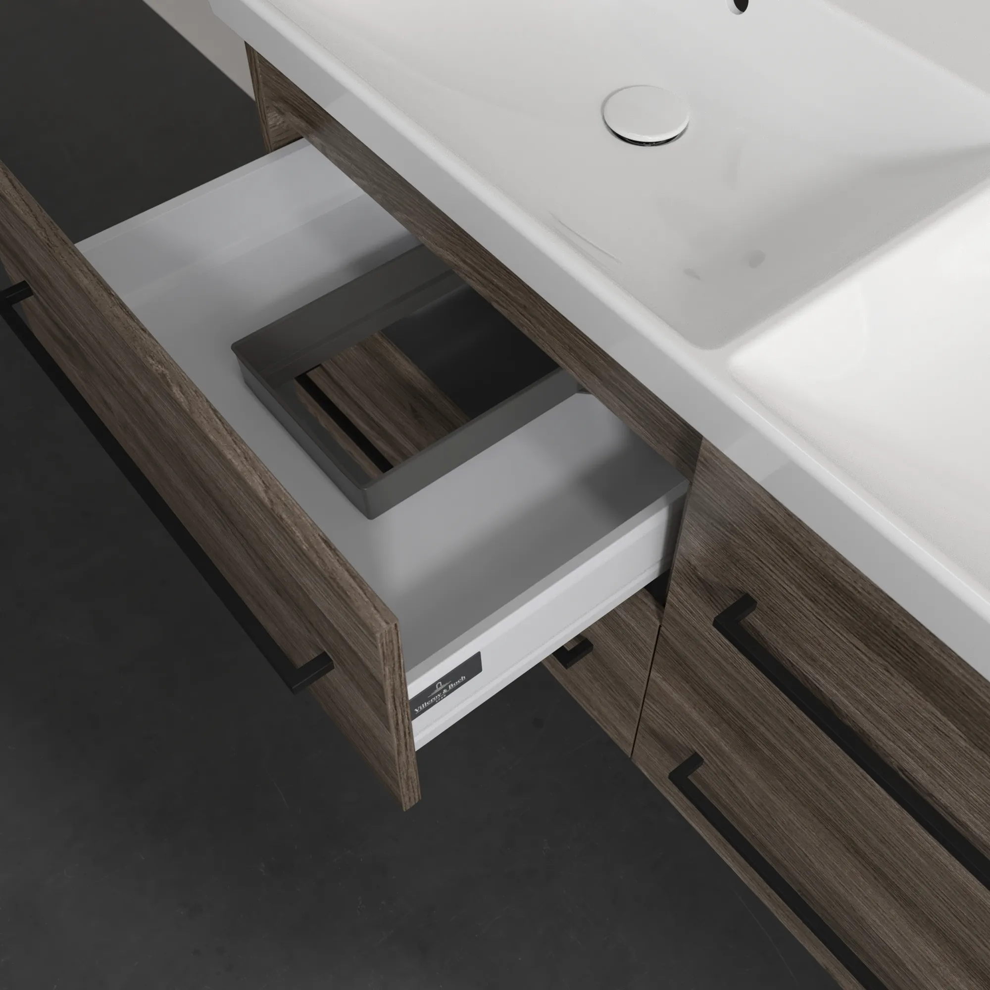 Villeroy & Boch Avento Unterschrank für Unterbauwaschbecken 1180x514x484mm Stone Oak