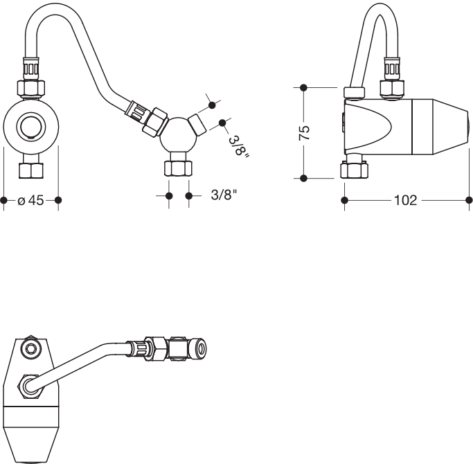 HEWI Thermostat „System-Armaturen“