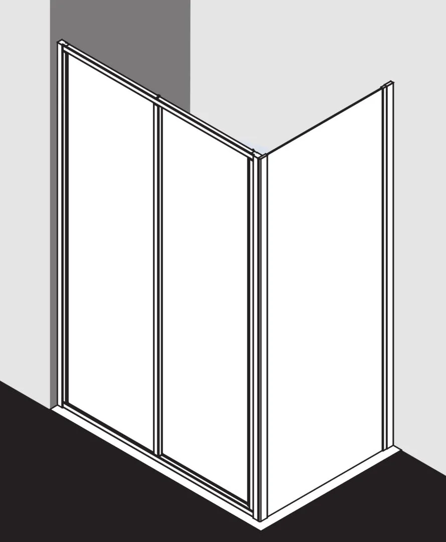 Kermi Duschdesign IBIZA 2000 ST2, 1750x1100 mm, Silber Mattglanz Kermi Duschdesign IBIZA 2000 ST2, 1750x1100 mm, Silber Mattglanz