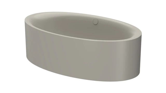 Bette oval Badewanne „BetteEve Oval Silhouette“ 180 × 100 cm in Stone