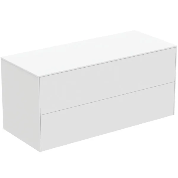 Ideal Standard Waschtischunterschrank Conca, 2 Auszüge, Weiß Ideal Standard Waschtischunterschrank Conca, 2 Auszüge, Weiß
