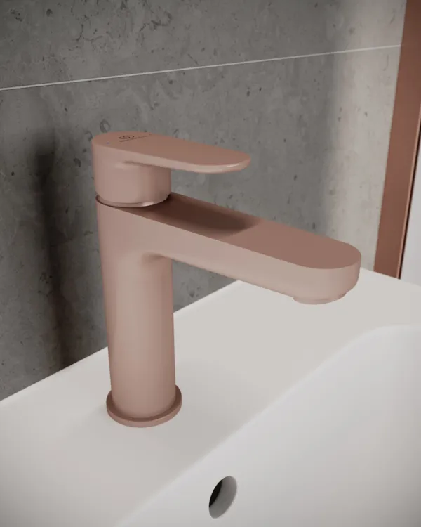 Ideal Standard Waschtischarmatur Cerafine O H120 mit Push-Open Ausladung 125mm, Rosé Ideal Standard Waschtischarmatur Cerafine O H120 mit Push-Open Ausladung 125mm, Rosé