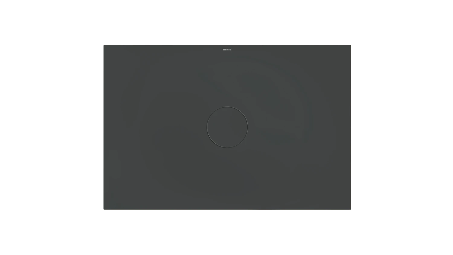 Bette rechteck Duschwanne „BetteAir“ 1200 × 800 mm ohne Oberflächenbeschichtung, ohne Oberflächenveredelung, ohne Wannenträger, in Schwarz