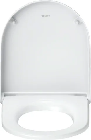 Duravit Univ.WC-Sitz D-shaped comp 432mm Ülap Absenkaut. abnehmb. Scharn. Edelst. We