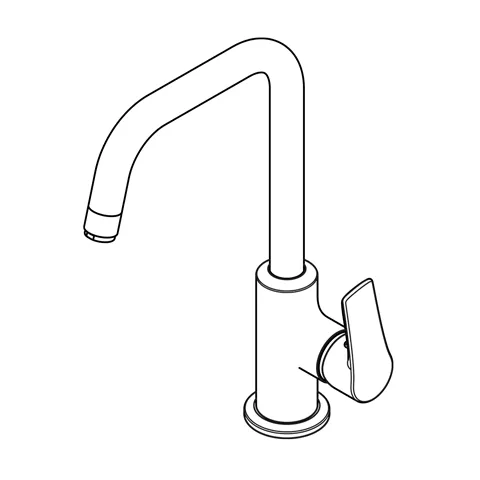 Kludi PURE&SOLID Waschtisch-Einhandmischer DN 15, chrom