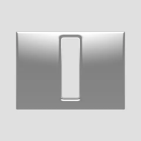 SANIT Tastenrahmen WC Bright chrom SANIT Tastenrahmen WC Bright chrom