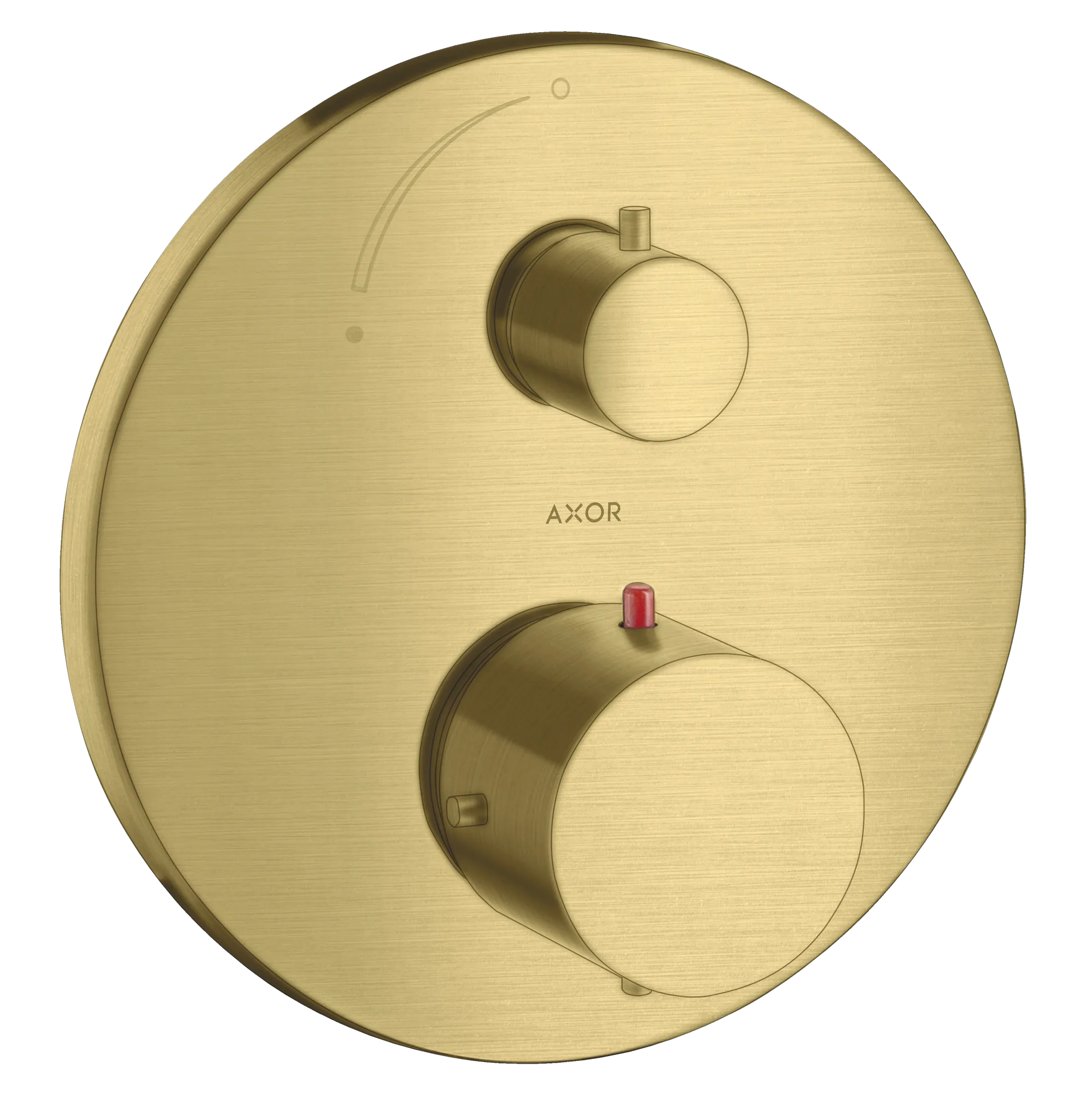 Thermostatmischer Unterputz Axor Starck Fertigset chrom mit Absperrventil