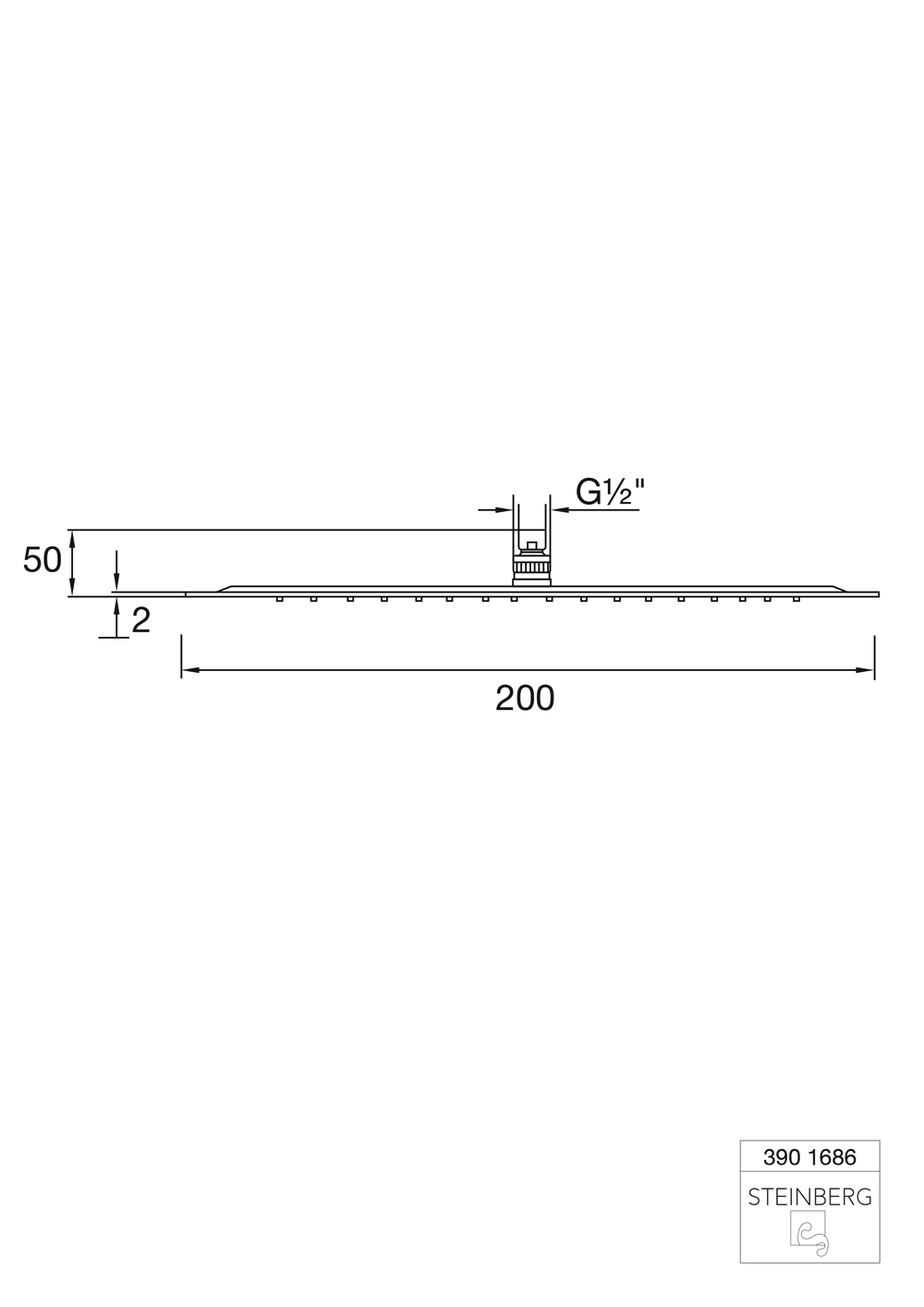 Steinberg Serie 390 Regenbrause Steinberg Serie 390 Regenbrause