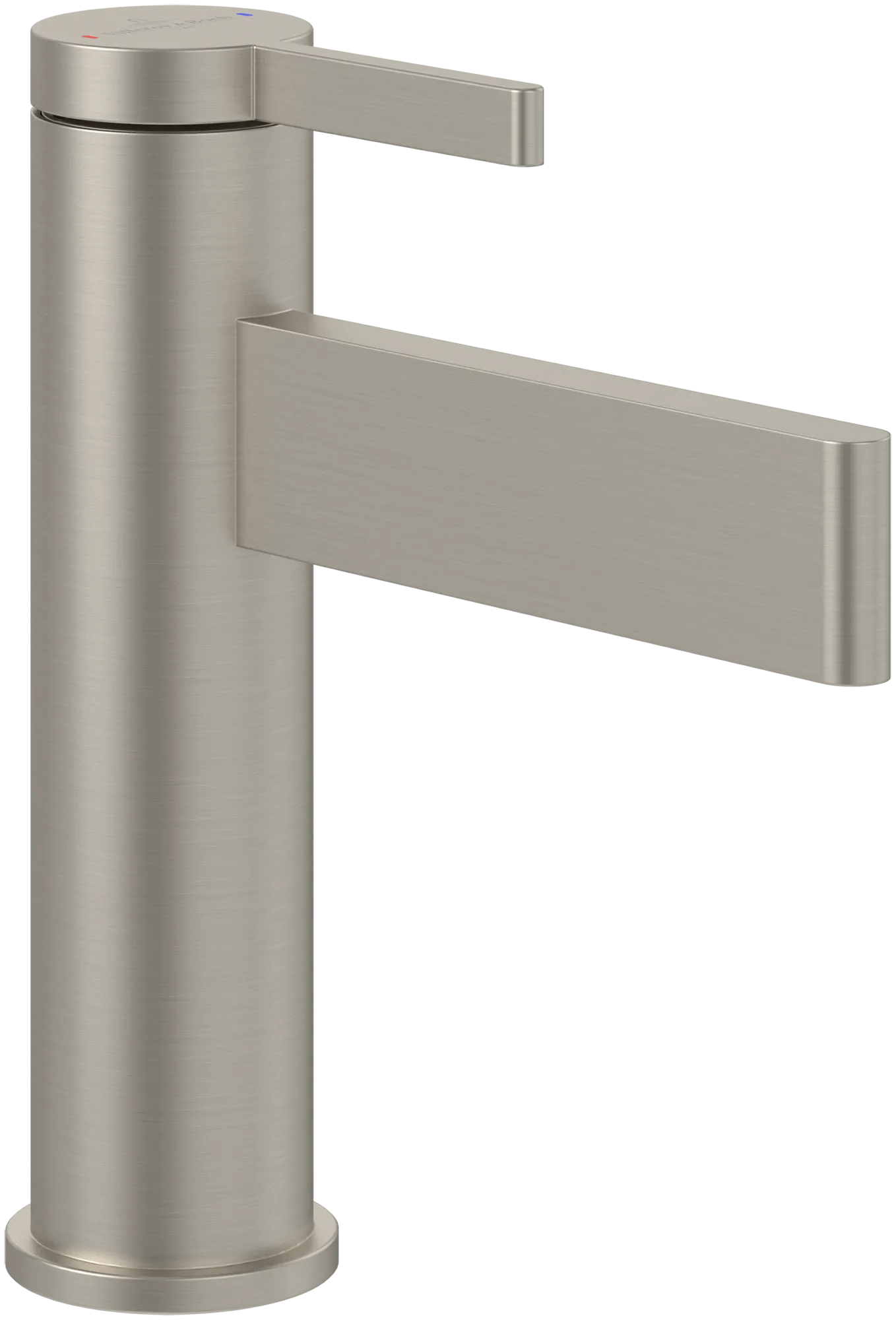Einhand-Waschtischarmatur „Dawn“ 14,9 cm Ausladung 100 mm in Brushed Nickel Matt Einhand-Waschtischarmatur „Dawn“ 14,9 cm Ausladung 100 mm in Brushed Nickel Matt