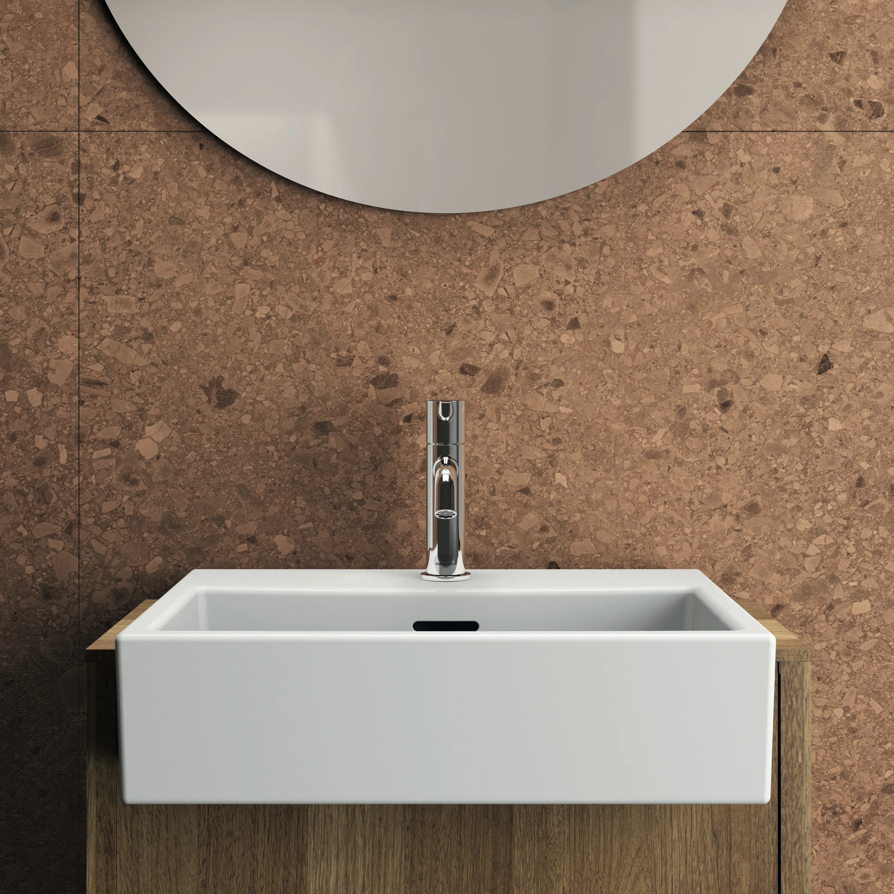 Ideal Standard Halbeinbauwaschtisch Extra, 500x420x145mm, Weiß Ideal Standard Halbeinbauwaschtisch Extra, 500x420x145mm, Weiß