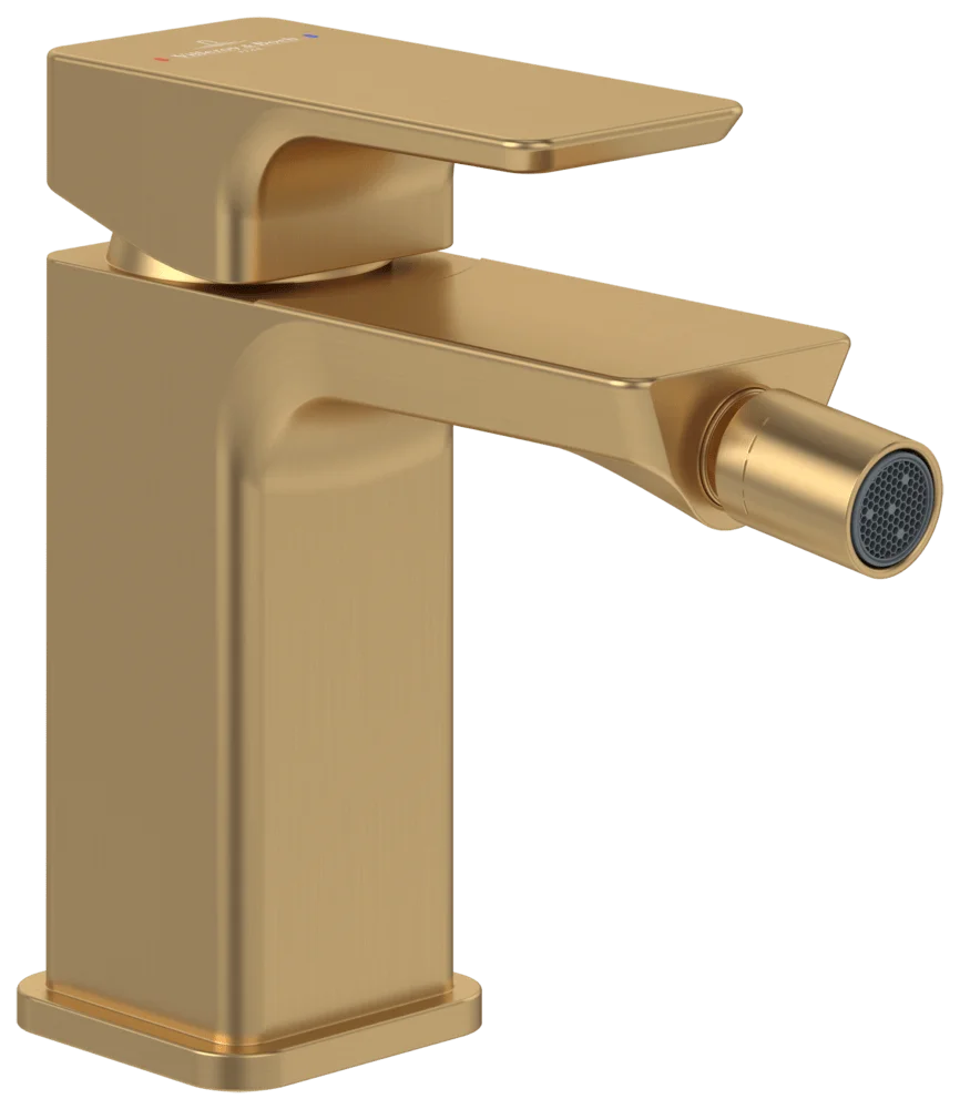 Villeroy & Boch Subway 3.0 Einhebel-Bidetarmatur 43x135x146mm Brushed Gold Villeroy & Boch Subway 3.0 Einhebel-Bidetarmatur 43x135x146mm Brushed Gold