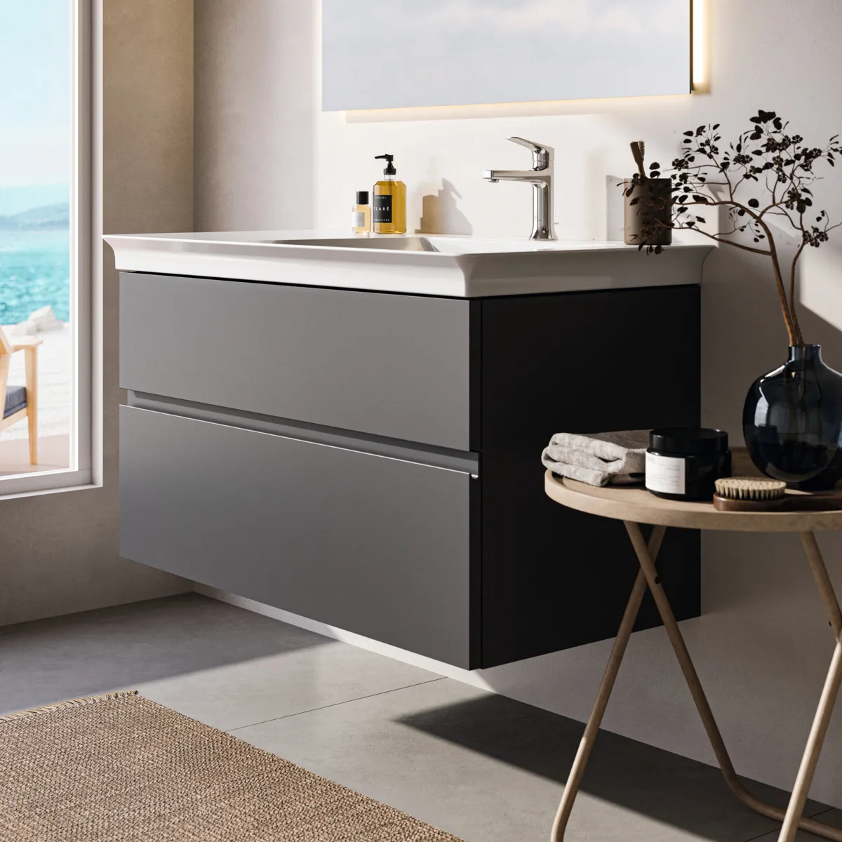 Ideal Standard Waschtischarmatur Grande La Dolce Vita mit Ablaufgarnitur Chrom Ideal Standard Waschtischarmatur Grande La Dolce Vita mit Ablaufgarnitur Chrom