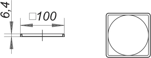 RENO-Rahmen, 100 x 100 mm RENO-Rahmen, 100 x 100 mm