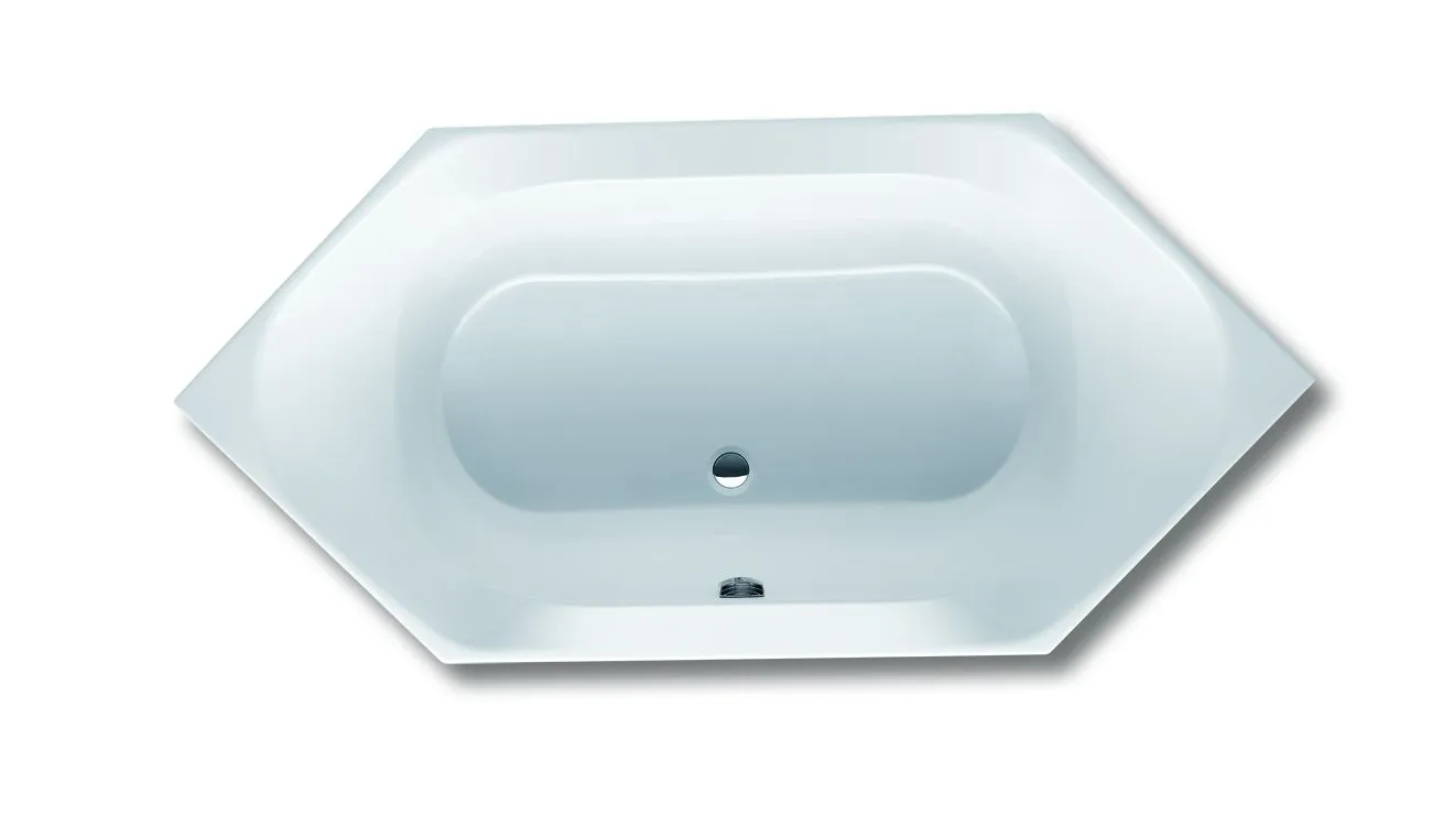 Hoesch Badewanne „Spectra“ sechseck 190 × 90 cm in Weiß Größe: 190 × 90 cm / Whirlsystem: ohne Whirlsystem Hoesch Badewanne „Spectra“ sechseck 190 × 90 cm in Weiß Größe: 190 × 90 cm / Whirlsystem: ohne Whirlsystem