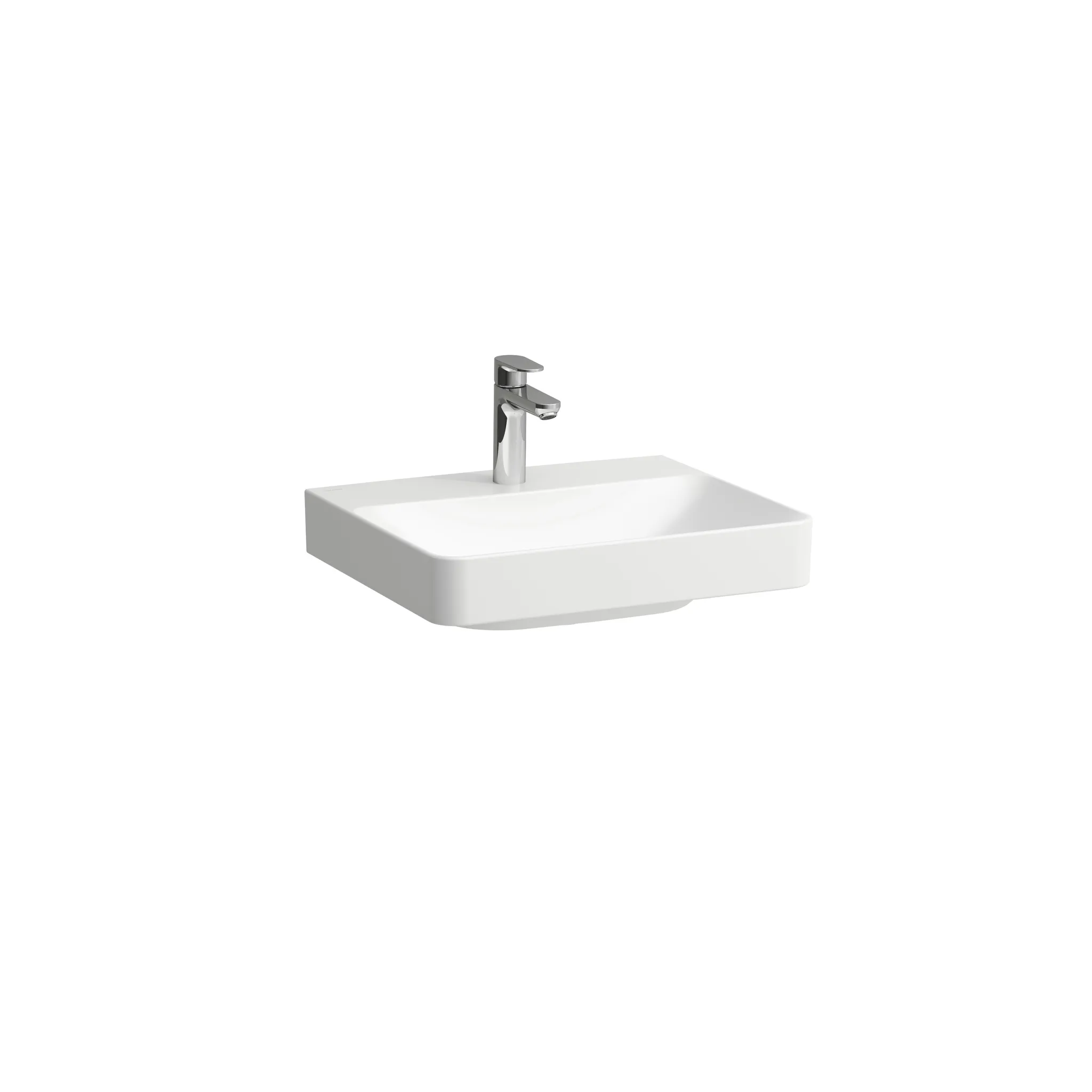 Pro X Waschtisch 81086.2 1HL mÜL 550x465, weiß Pro X Waschtisch 81086.2 1HL mÜL 550x465, weiß