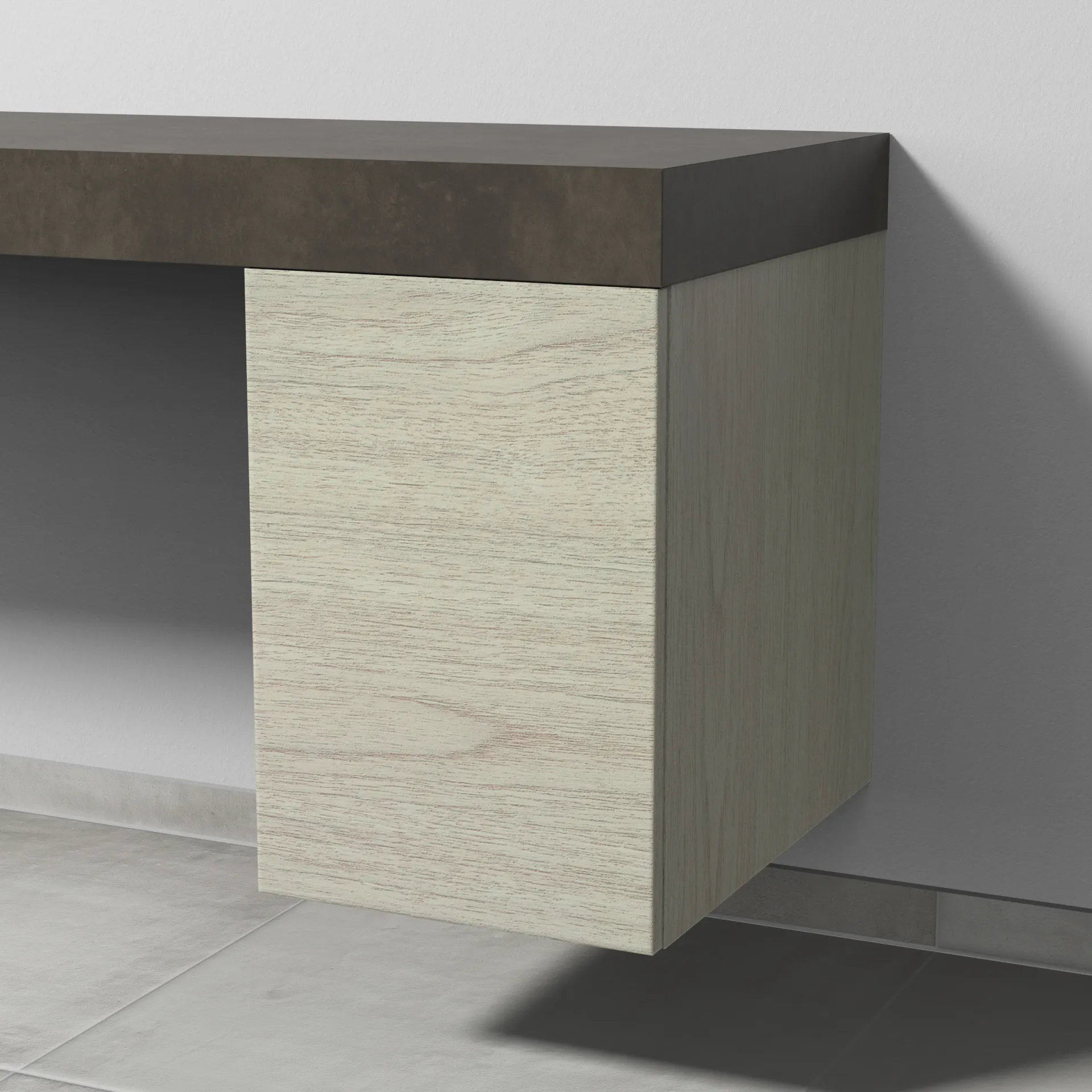 Sanipa Anbauschrank „2morrow“ 350 × 510 × 520 mm in White Oak