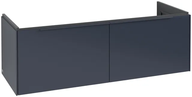 Villeroy & Boch Waschtischunterschrank „Subway 3.0“ für Schrankwaschtisch 1272 × 429 × 478 mm Marine Blue, für Becken mittig
