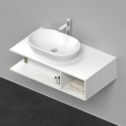 Duravit Waschtischunterschrank wandhängend „D-Neo“ 100 × 26 × 55 cm Weiß Matt