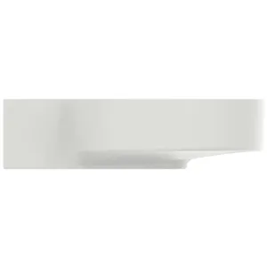 Waschbecken „Linda-X“ 60 × 50 × 13,5 cm, Hahnlochposition mittig in Seidenweiß