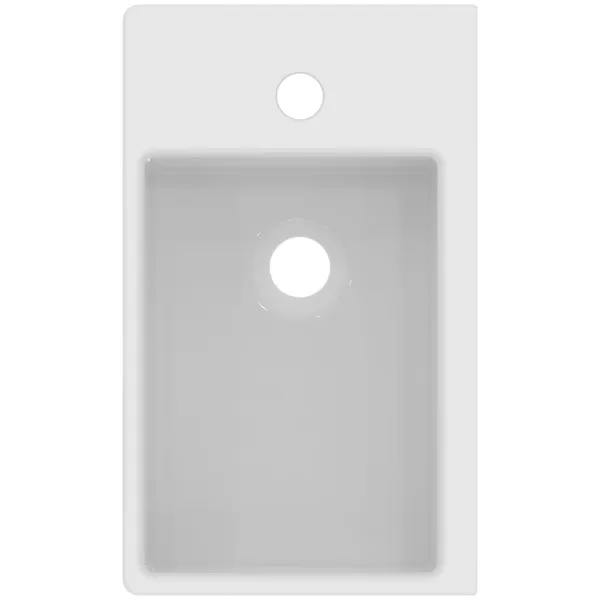 Waschbecken „Strada“ 45 × 27 × 13 cm, Hahnlochposition links Waschbecken „Strada“ 45 × 27 × 13 cm, Hahnlochposition links