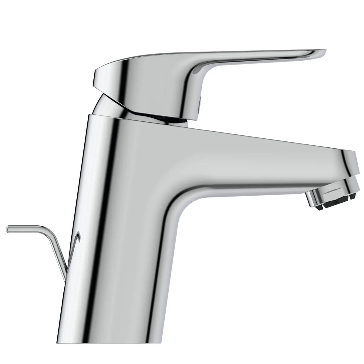 Waschtischarmatur Ceraflex, Niederdruck, 5 l/min., mit Ablaufgarnitur, Ausladung 101mm, Chrom Waschtischarmatur Ceraflex, Niederdruck, 5 l/min., mit Ablaufgarnitur, Ausladung 101mm, Chrom