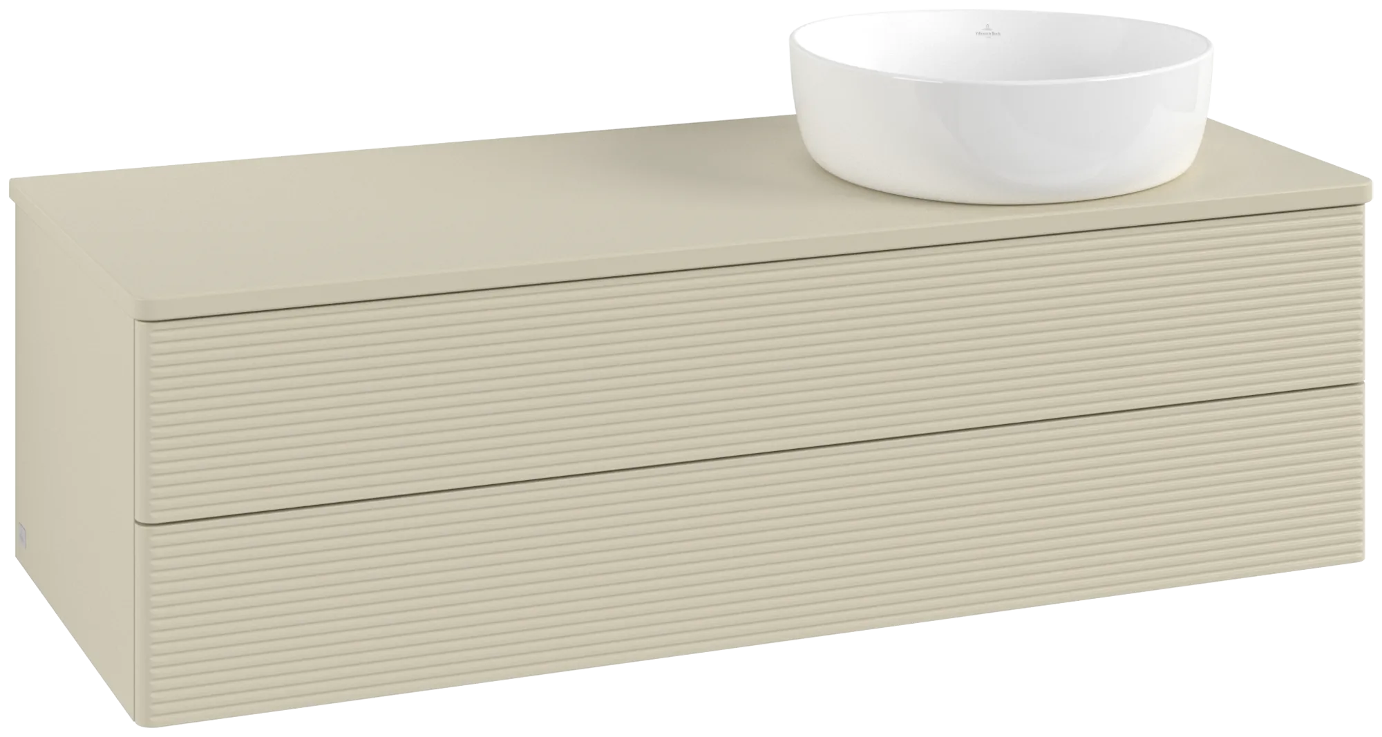 Villeroy & Boch Antao Waschbeckenunterschrank L23_1 1200x360x500mm Silk Grey Matt Lacquer