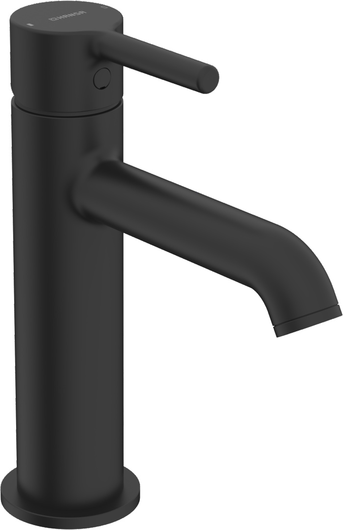 Einhand-Waschtischarmatur „Vantis Style“ Ausladung 133 mm in Matt-Schwarz Einhand-Waschtischarmatur „Vantis Style“ Ausladung 133 mm in Matt-Schwarz